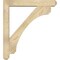 Ekena Millwork Legacy Craftsman Rough Sawn Bracket w/ Offset Brace, Douglas Fir, 6"W x 36"D x 40"H BKT0604X36X40LEC04RDF - alternate 3